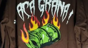 Imagem recortada de camisa